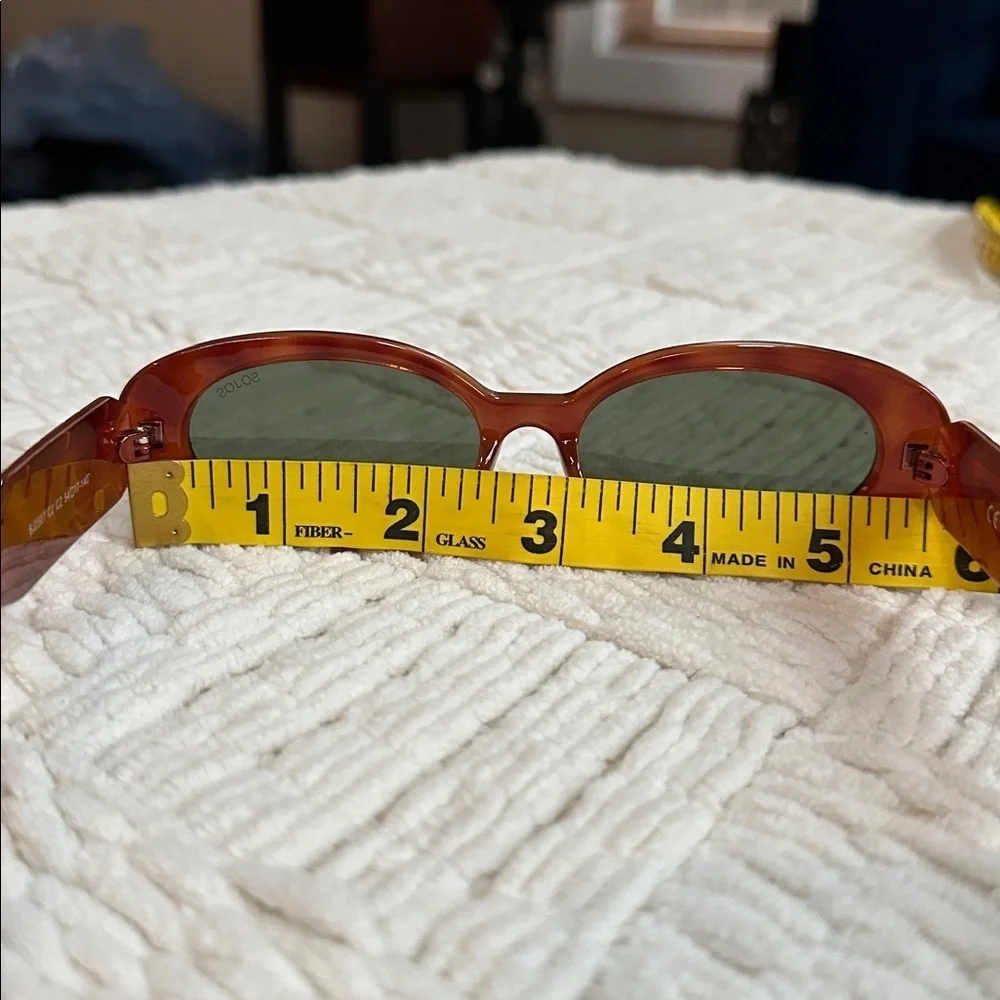 Sojos retro oval shaped sunglasses in tortoise shell shade